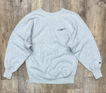 90'S CHAMPION 자수 택 리버스 위브 헤더 그레이 멕시코제