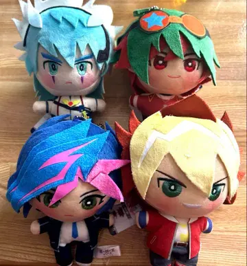 유희왕 미니 콜렉션! 봉제 인형 마스코트 2 전 4종 세트