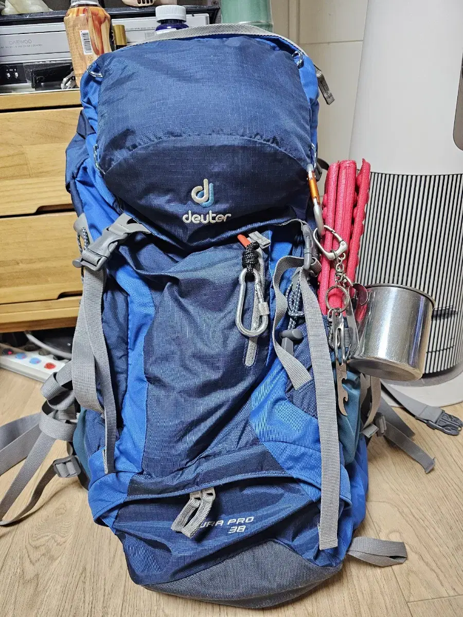 Deuter FUTURA PRO 38리터 레인커버 포함
