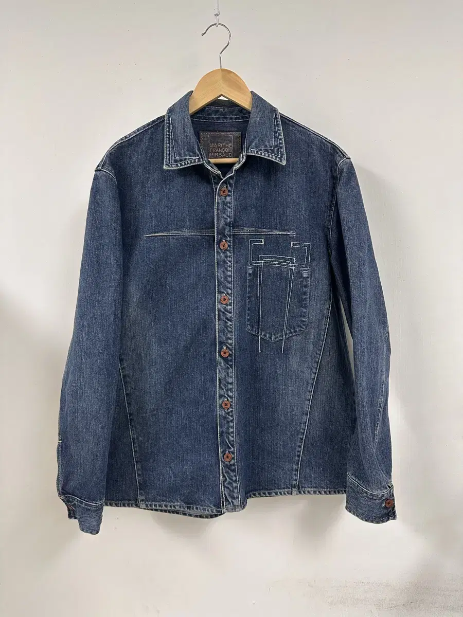 (105)90s 마리떼프링소와저버 데님 자켓