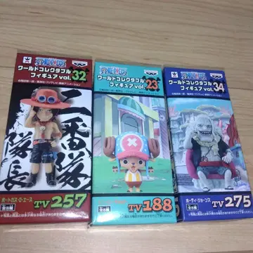 원피스 피규어 3개 세트 월드 콜렉터블 에이스 초파