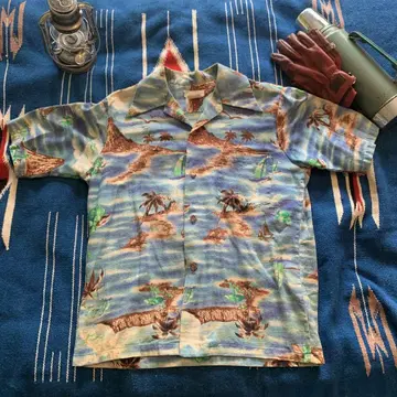 HooKano BRAND 하와이안 셔츠 made in hawaii M
