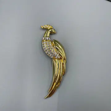 049 모네 골드 컬러 공작 디자인 브로치