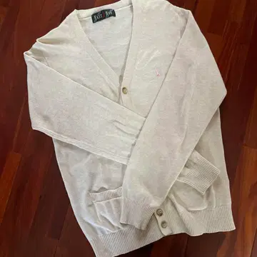 이스트 보이 베이지 V넥 가디건