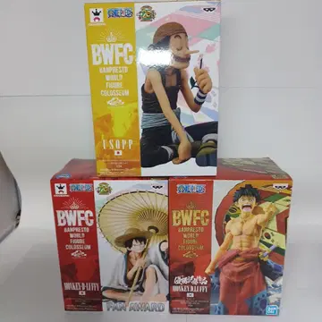 원피스 BWFC 루피 우솝 피규어