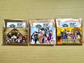 원피스 WE ARE 스퀘어 배지 밀짚 대함대 왕 아래 칠무해 핸콕