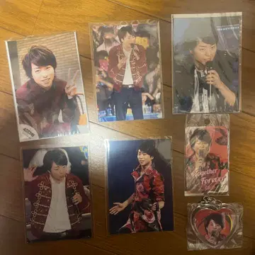 사쿠라이 쇼 컷아웃 하트형 키링 포함