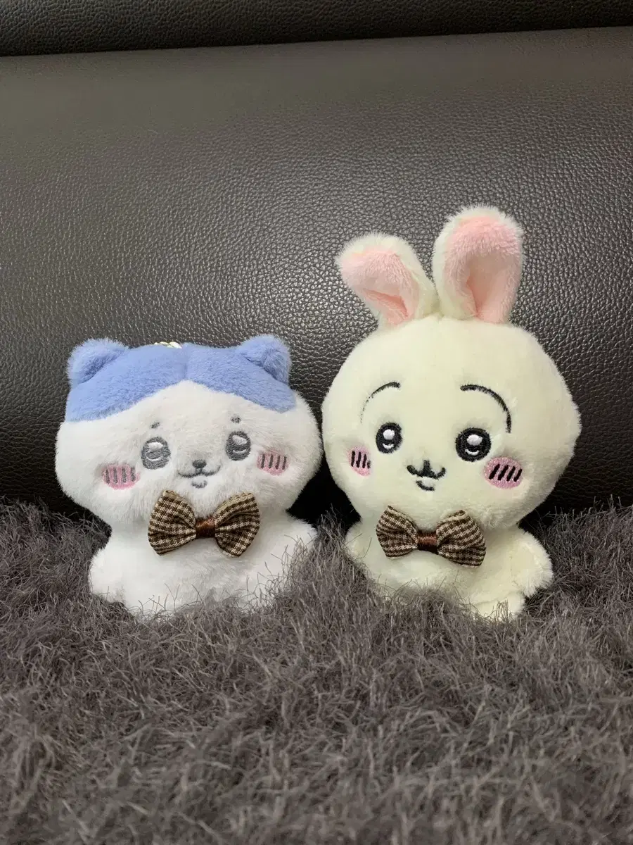 (새상품)2종일괄 먼작귀 치이카와 우사기 누이 인형키링