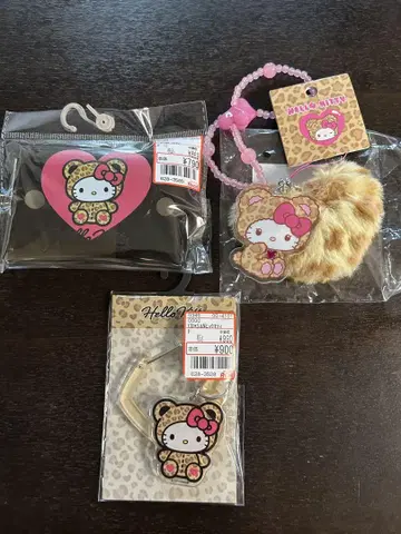 헬로키티 갸루 곰 세트
