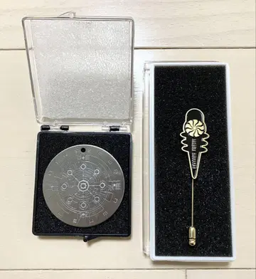 히라사와 신 제9만다라 메탈 서클 배지 노모노스와 이무무 햇 핑