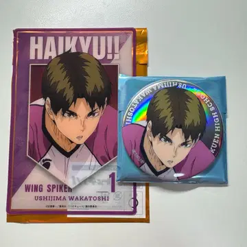 하이큐!! 우시마 와카토 캔뱃지