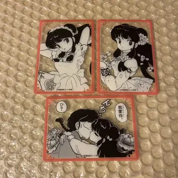 란마 1/2 미니 클리어 카드 컬렉션 샴푸 란마