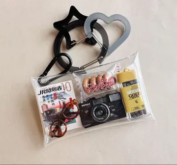 가챠 파우치 코니카 미놀타/콩 가샤 도서 JR 시간표 켄 엘리펀트