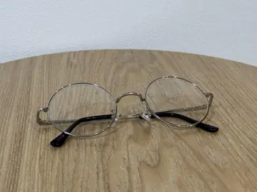 클래식 실버 원형 안경