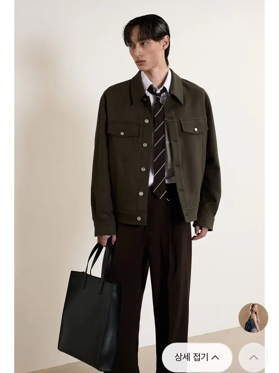 TNGT 25SS 뉴 트러커 자켓 브라운