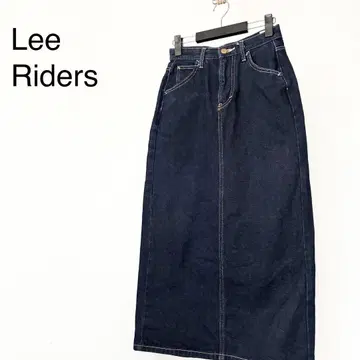 THE SHOPTK Lee RIDERS 데님 롱 스커트 슬릿 디테일