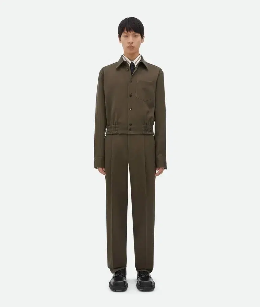 보테가베네타 울 블루종 46사이즈