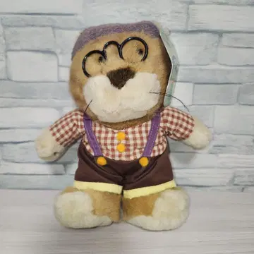 쇼와 레트로 스크래치 사 호랑이 봉제 인형 레어