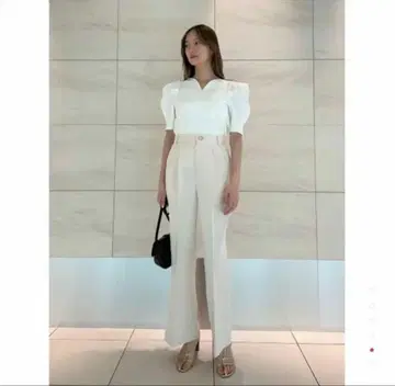 snidel 디자인 버튼 슬랙스