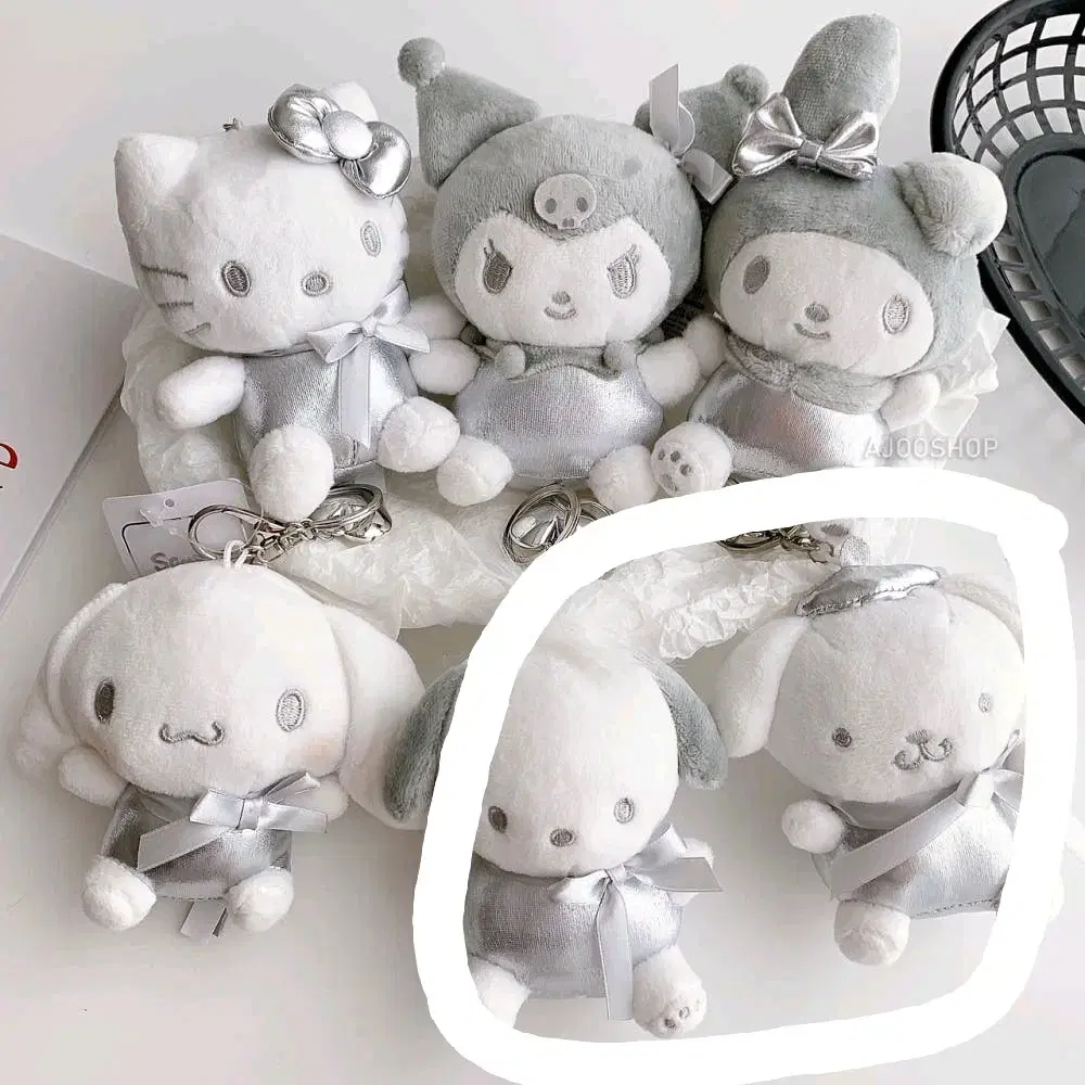 포차코 폼폼푸린 실버 키링