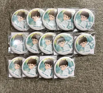 하이큐!! 가로막 저작권 오이카와 토오루 캔뱃지 풀컬러 묶음 판매
