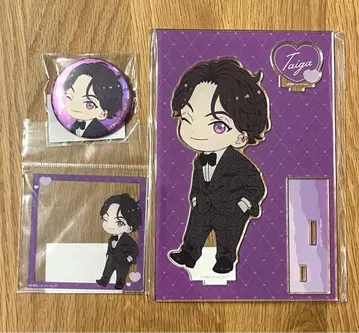 화이트 라이어 복권 메이트 아크릴 스탠드 캔뱃지 진노우치 타이가