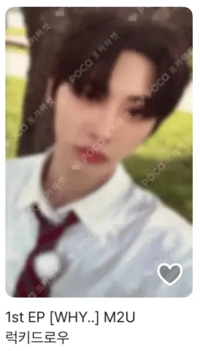 보이넥스트도어 보넥도 한태산 태산 why m2u 특전 럭드 포카