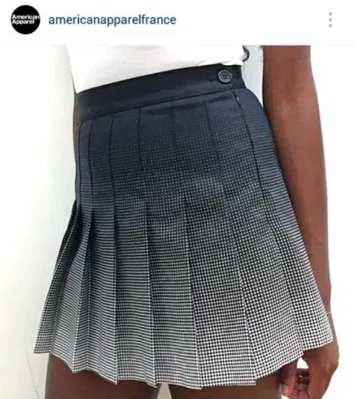 American Apparel Gradient Skirt