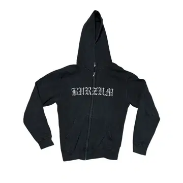 2000년대 BURZUM 공식 지퍼 후드 집업