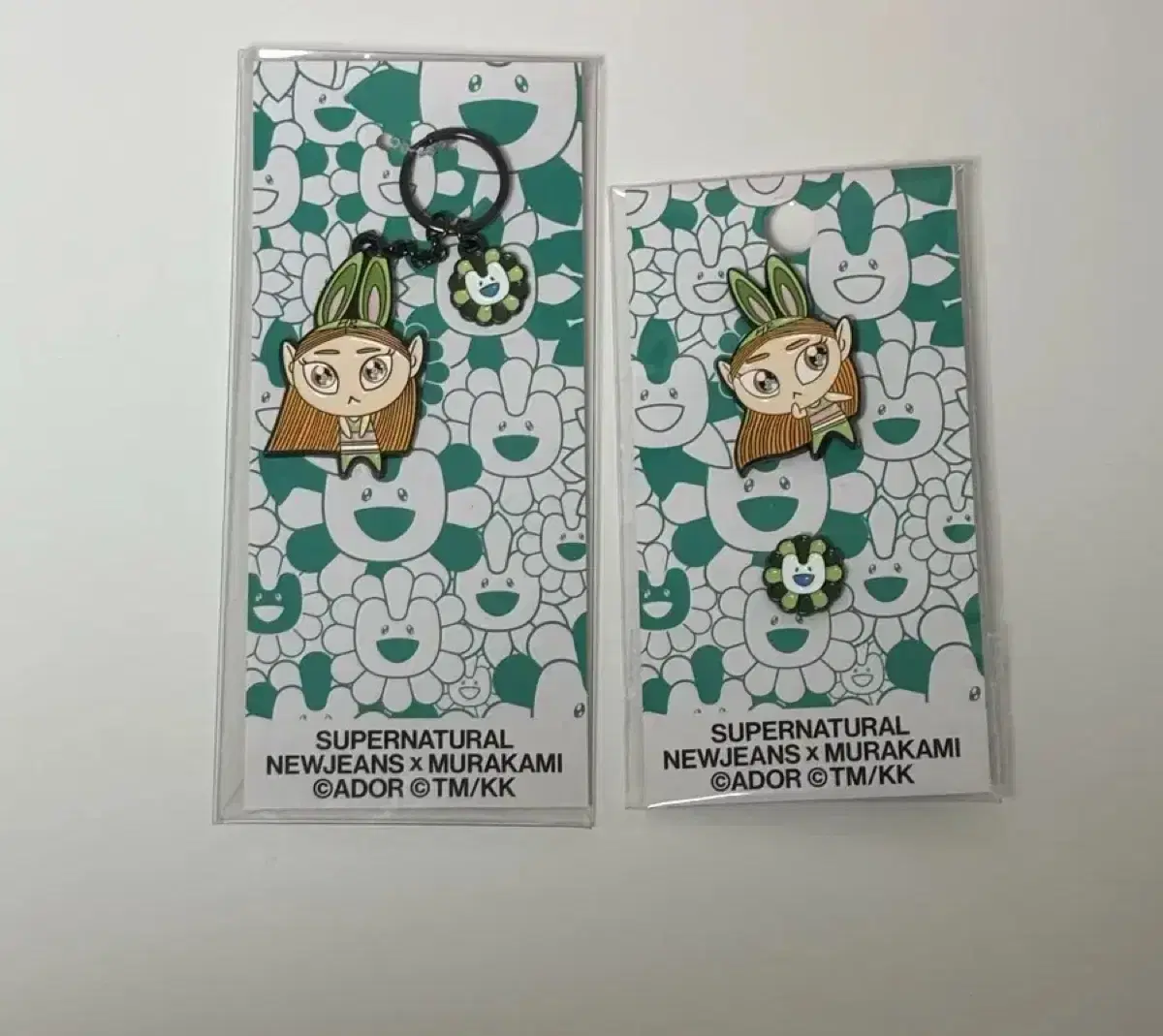 뉴진스 무라카미 해린 뱃지 메탈 키링 팝업 슈퍼내추럴ㅅㅊ파워퍼프걸포카앨범