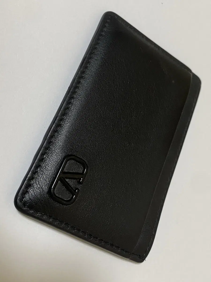Genuine Valentino V Logo Cardholder Wallet