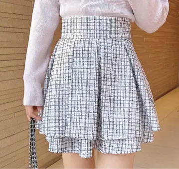턱 미니 플레어 스커트 INGNI