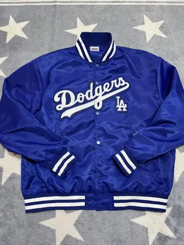 MLB 다저스 LA 나일론 바시티 자켓 COOPERSTOWN