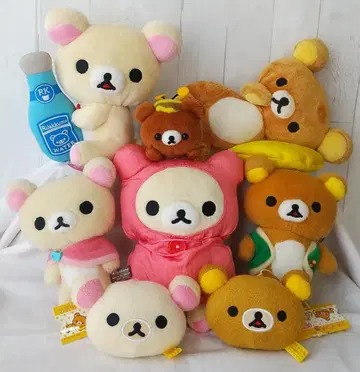 리락쿠마 코리락쿠마 차이로이코구마 봉제 인형 키링