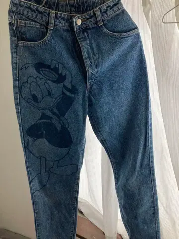 레어! 포핀스 도널드 덕 청바지 30