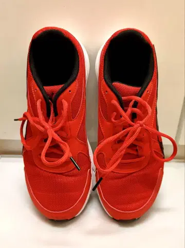 새상품급 스니커즈 푸마 레드 25cm 러닝화 신발