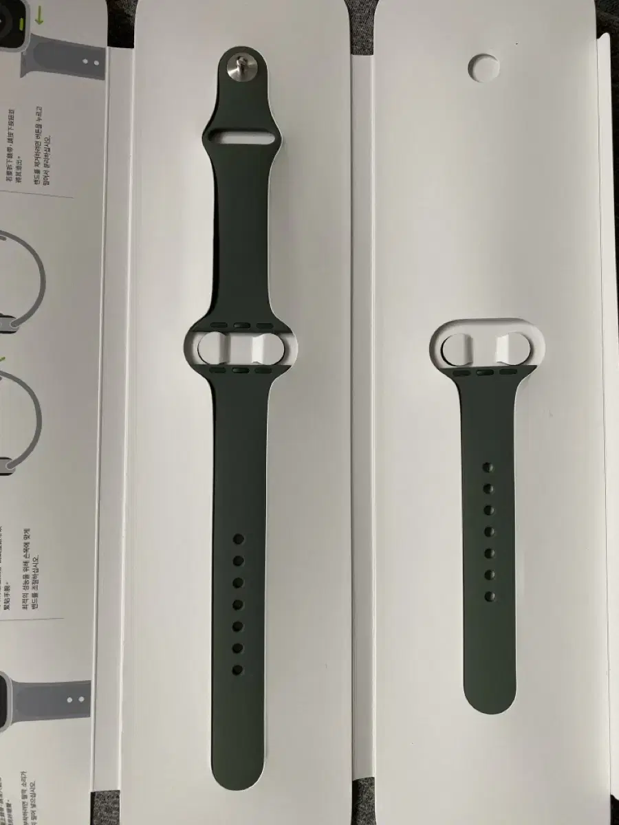 애플워치 정품 스포츠밴드 올리브 41mm