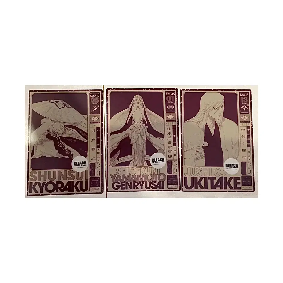 Bulk Bleachgoods Clearcards before Bleach