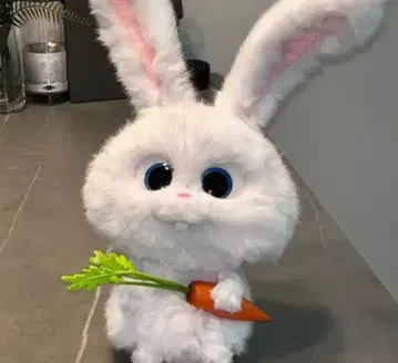 영화 반려동물 스노우볼 봉제 인형 토끼 Pets Snowball