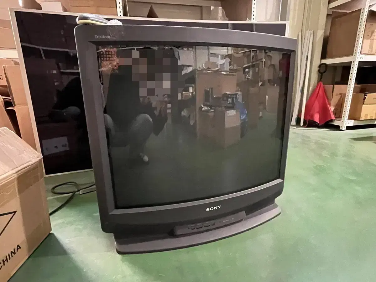 소니 브라운관tv