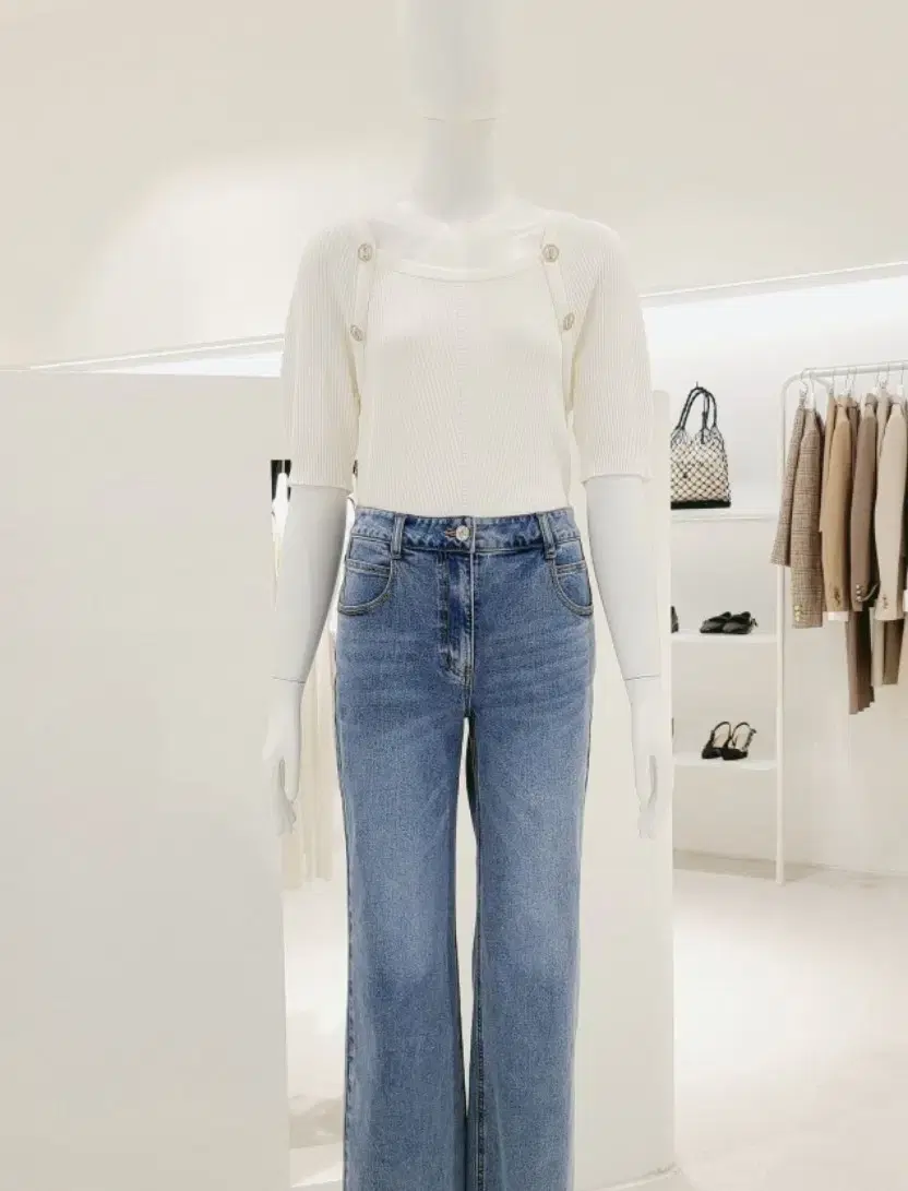 쥬크 린넨 반팔자켓