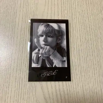 BTS V 테테 Reve 유니버셜 혜택 인스턴트 사진풍 포토 카드