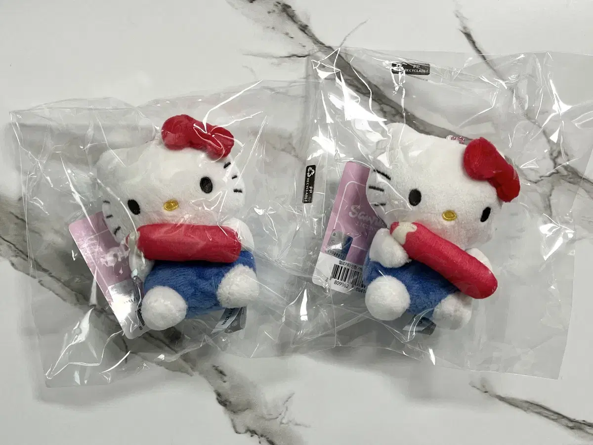 (새상품/정품)열공 키티 인형 키링 가방고리 8cm