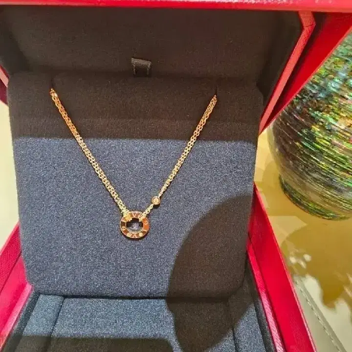 까르띠에 러브 투 다이아몬드 네크리스 목걸이 18k 로즈골드 정품 사진 3