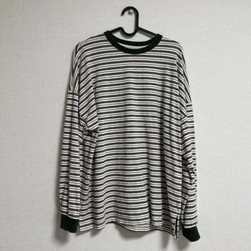캐널진 El mar 엘마르 멀티 보더 롱 티셔츠 롱 T