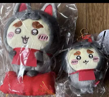 치이카와 모구모구 본포 교토 시사 2개 세트 마스코트 봉제 인형