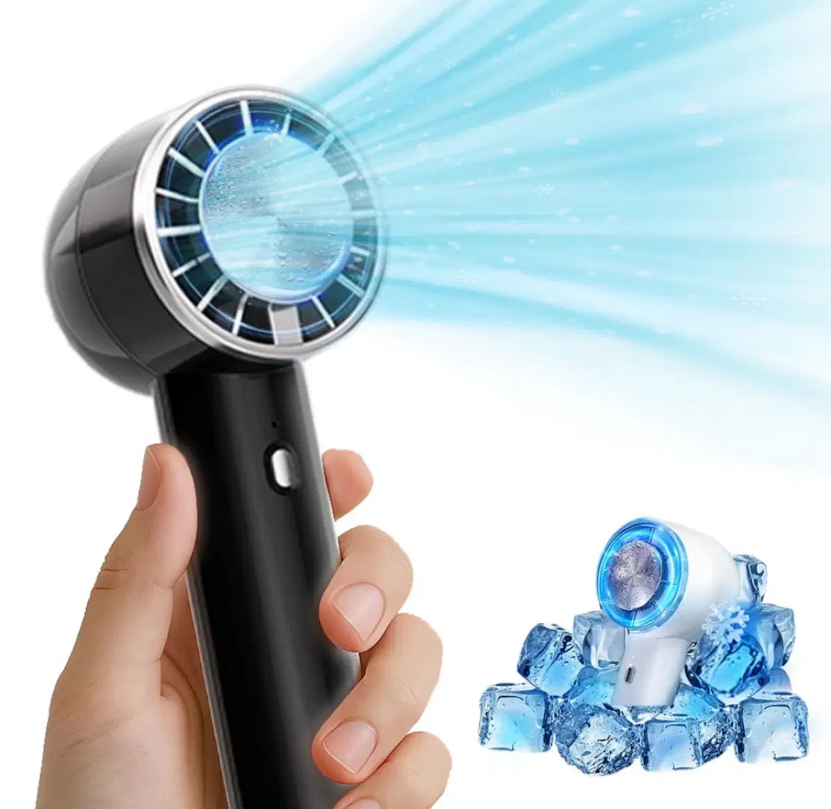 Mini Cooling Portable Electric Fan Handy Tabletop Super Powerful Rapid Cooling USB Hand Fan