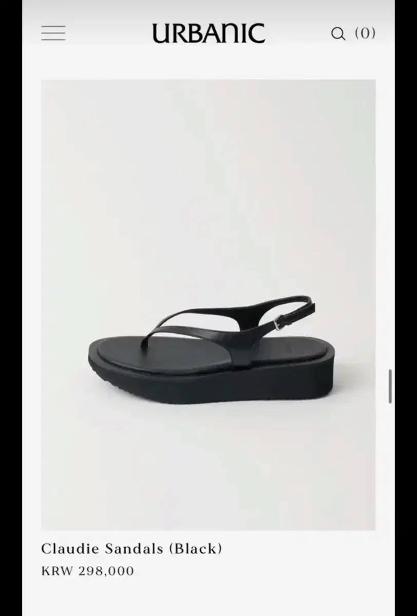 얼바닉30 claudie 샌들
