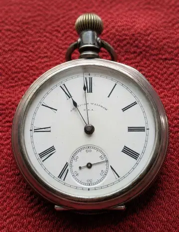 WALTHAM 월쌈 SEIKO 세이코샤 14형 회중시계 작동품