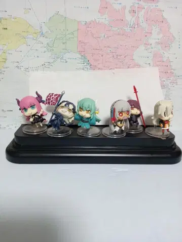 FGO 트레이딩 미니 피규어 6개